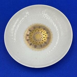 Rosenthal Studio Line Quatre Coleurs Butter Pat Vintage Germany Gold Center Dots